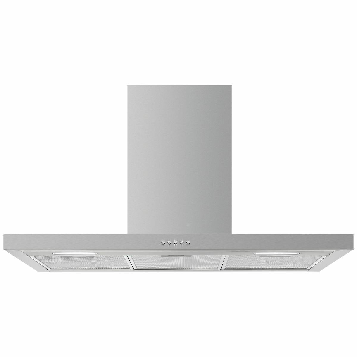 Haier 90cm canopy rangehood - stainless steel, 3 fan speeds, push-button control, LED lighting - HC90BLX1