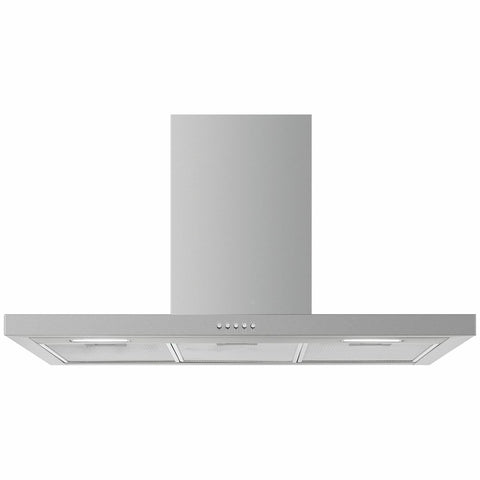 Haier 90cm canopy rangehood - stainless steel, 3 fan speeds, push-button control, LED lighting - HC90BLX1