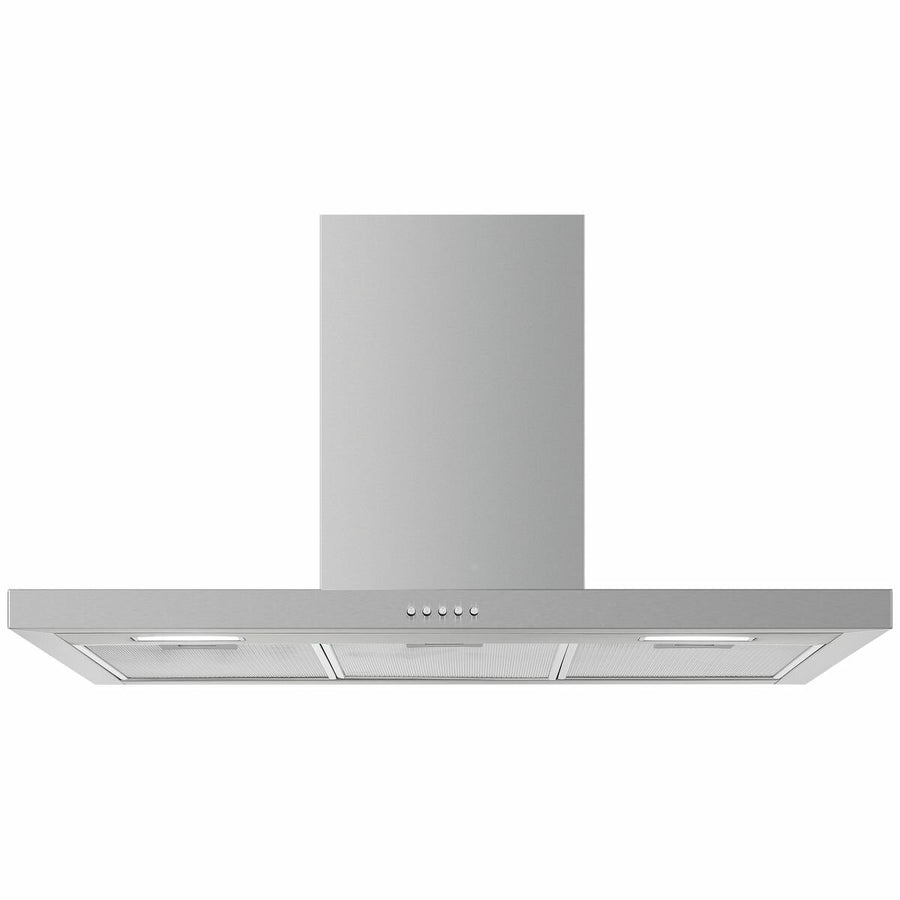 Haier 90cm canopy rangehood - stainless steel, 3 fan speeds, push-button control, LED lighting - HC90BLX1