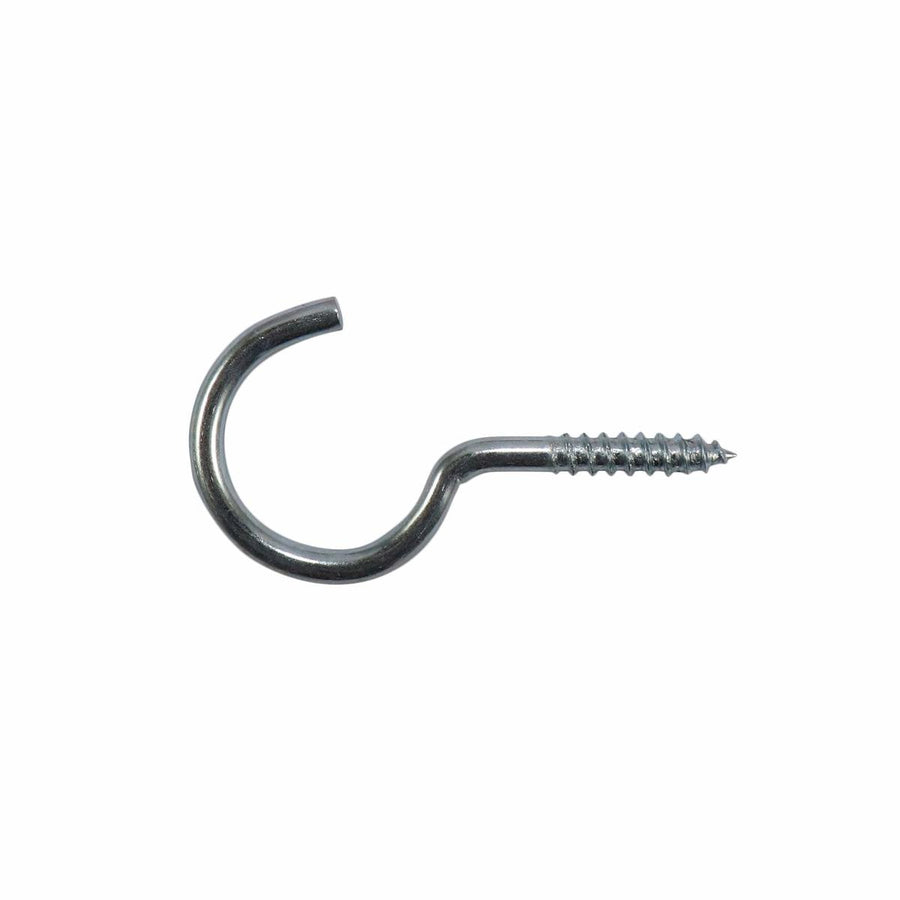 Everhang Zinc Plated Round Hook 25 Pack - 19 x 3.3mm - Silver - SuperSaverAU - view 1