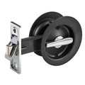 Gainsborough Circular Privacy Sliding Door Set - 70mm - Matt Black - Lockable - SuperSaverAU - view 1