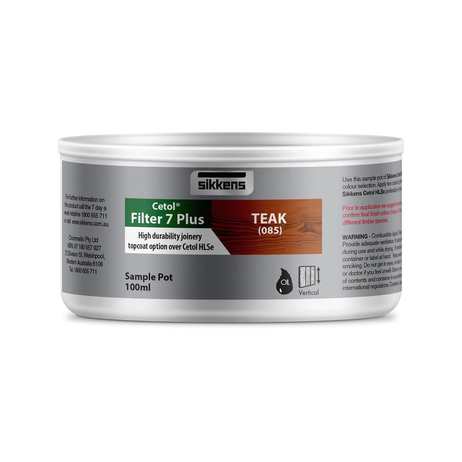 Sikkens Teak Cetol Filter 7 Plus 100ml Oil Based Timber Stain - SuperSaverAU - view 1