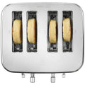 Sunbeam 4 slice toaster - white with silver accents, seven browning levels, high lift lever - TAM8104WH