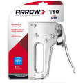 Arrow T50 Heavy Duty Staple Gun - All Steel - Chrome - 178mm x 216mm x 38mm - SuperSaverAU - view 3