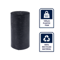 Grunt 90mm x 25m Black 100um Polythene Temporary Downpipe Roll