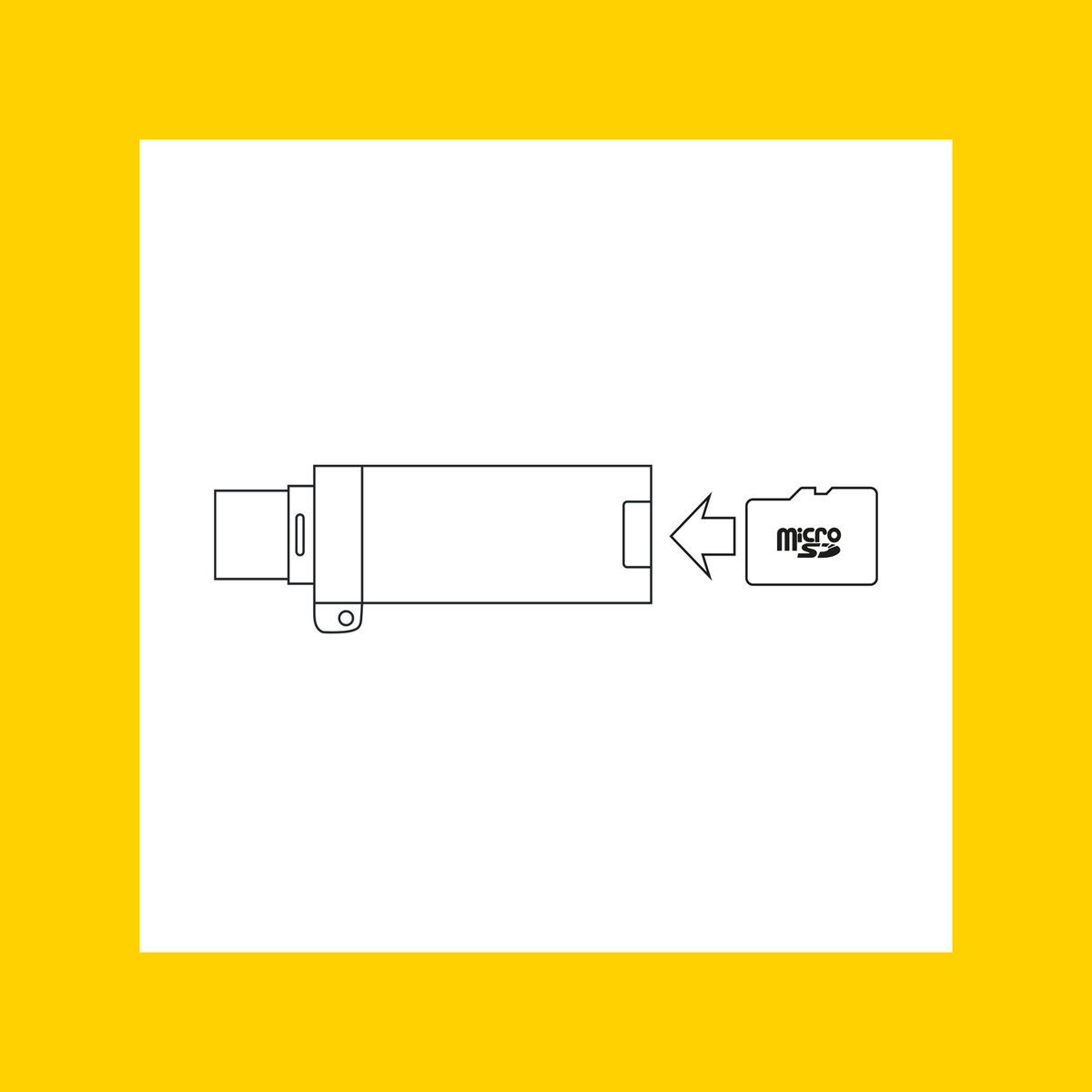 Antsig Micro SD Card Reader - USB 2.0 Adapter - Compact Design - Silver Metal - SuperSaverAU - view 3