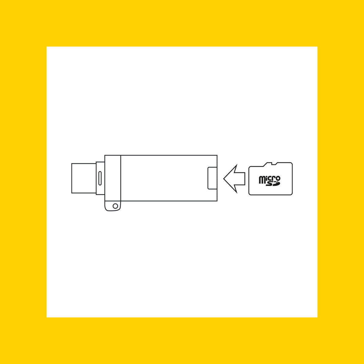 Antsig Silver Micro SD Card Reader USB