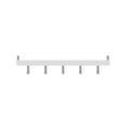 Mode Over Door Coat Rack - 5 Chrome Hooks - White Board - Durable Design - SuperSaverAU - view 1