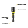 Kango 1/4" Hypertorque Impact Nut Setter 65mm - High Torque - Durable - SuperSaverAU - view 2