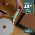 Permastik Indoor Mounting Tape - 24mm x 20m - Foam - 10kg Hold - SuperSaverAU - view 2