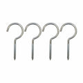 Everhang Screw Hook - 5.0 x 32 x 95 x 38mm - Zinc Plated - Light Duty - 4 Pack - SuperSaverAU - view 1