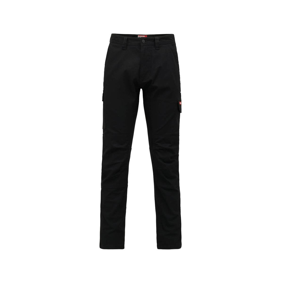 Hard Yakka 3056 Stretch Canvas Cargo Pants 102r - Black - Durable Comfort - SuperSaverAU - view 1