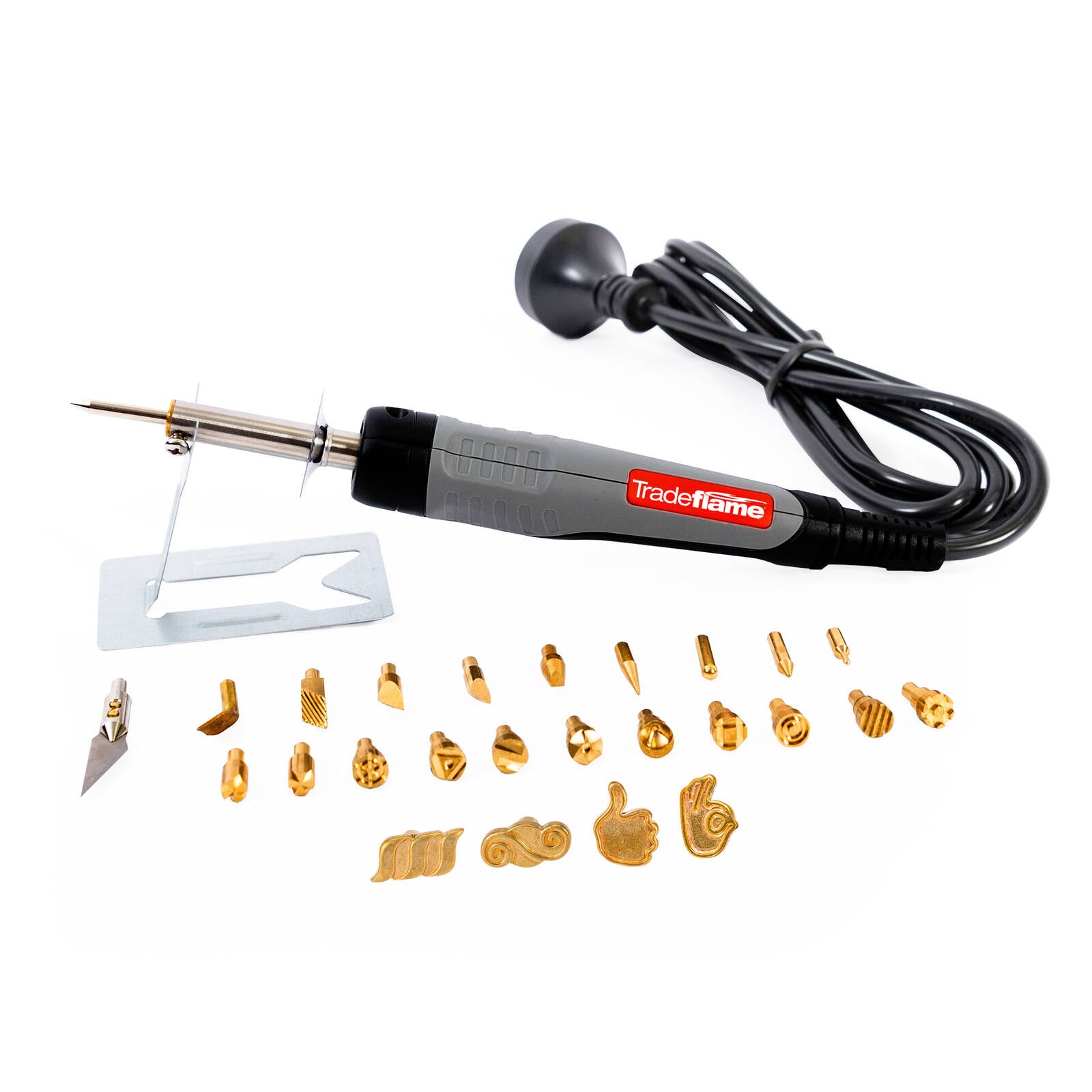 Tradeflame 27 Piece Wood Burning and Soldering Kit 30W 240V