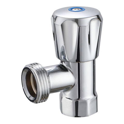Syneco 20mm Chrome Lead-Free Brass 1/2 Turn Washing Machine Cock, WaterMark