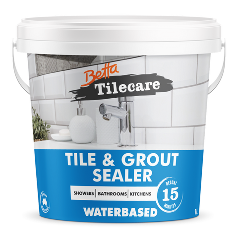 Betta Tilecare Tile Grout Sealer 1L - Water Based - Transparent - 1000ml - SuperSaverAU - view 1