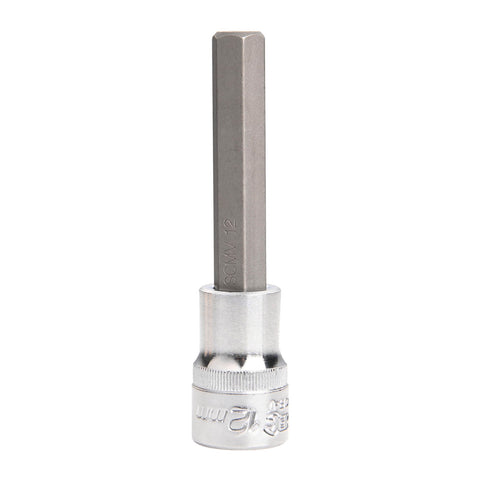 Kincrome 12mm 1/2" Drive Hex Bit Socket, 100mm Long Chrome Vanadium