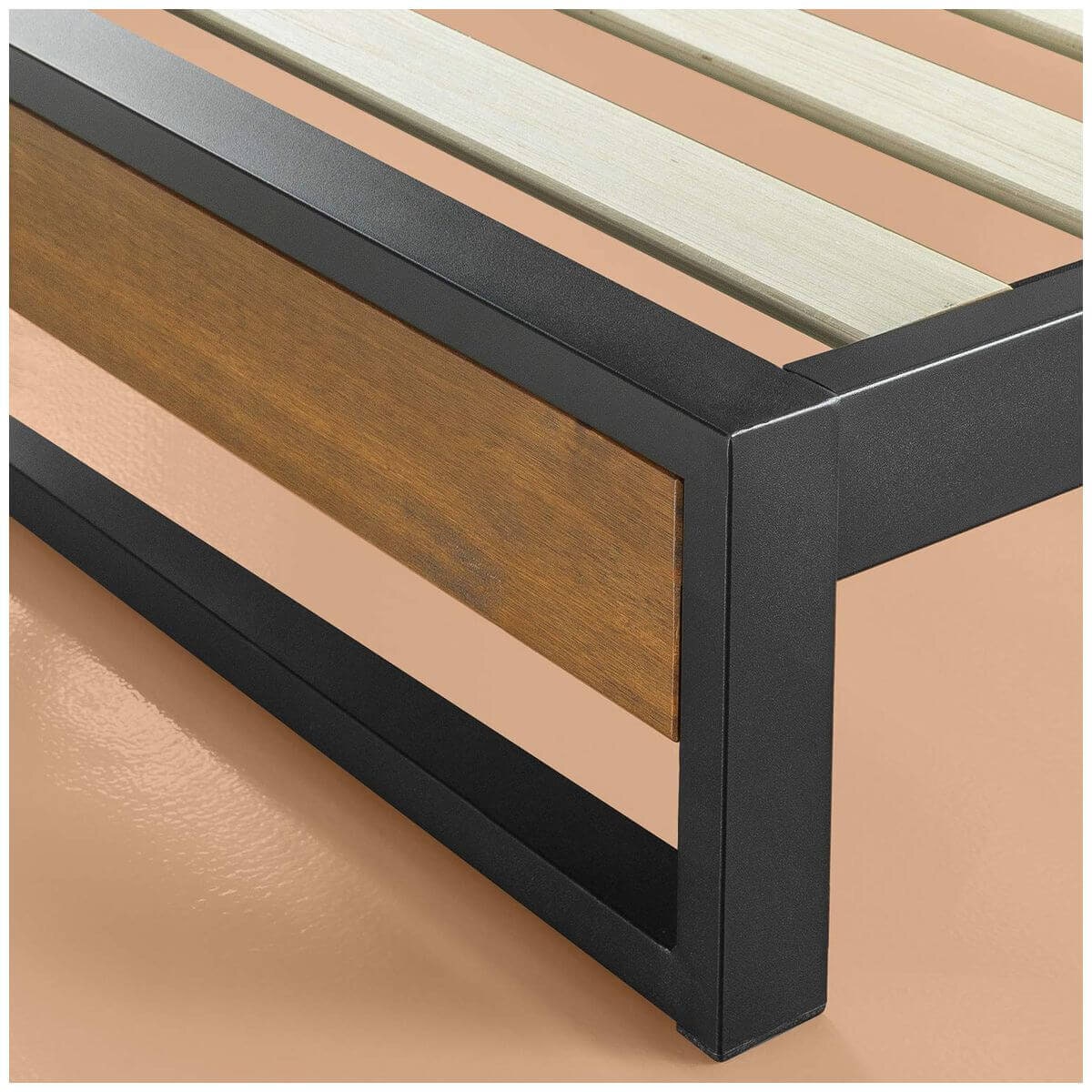 Zinus Double 35cm Ironline Bed Base - Black Steel Frame, 2019 Good Design Award - AU-IRPF-14D