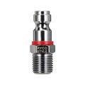 Powerfit Ryco Style 1/4" Male Plug - 150PSI - Solid Steel - Durable - SuperSaverAU - view 1