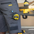DeWALT Bennington PROStretch Work Shorts Size 34 Grey Cotton Spandex