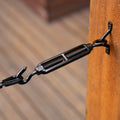 Taskmaster 6mm Black Turnbuckle Hook and Eye 6 Pack - 316 Stainless Steel - Tensioning - SuperSaverAU - view 3