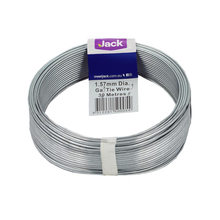 Jack Tie Wire Galvanised 1.57mm x 30m Soft Easy To Use - SuperSaverAU - view 1
