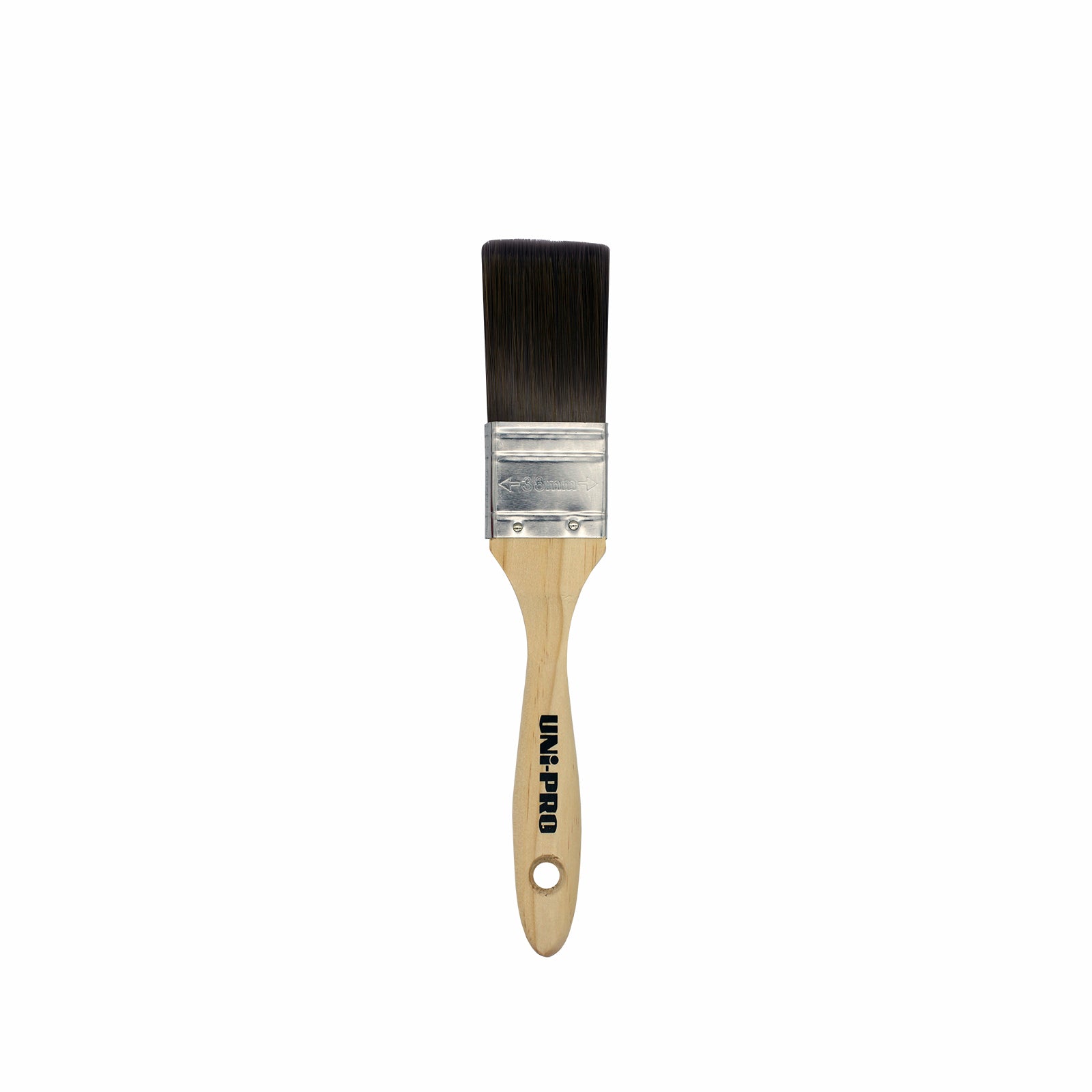 Uni-Pro 38mm You Can Do It Synthetic Wall Paint Brush, Timber Handle