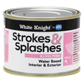White Knight Strokes & Splashes 100ml Pink Gloss Water-Based Craft Paint