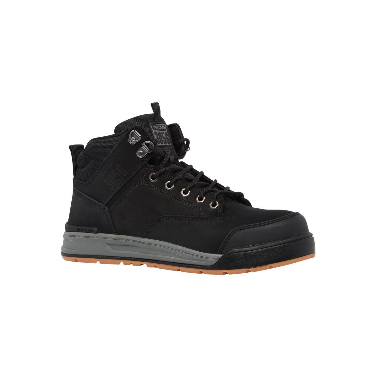 Hard Yakka 3056 Safety Boot Size 8 - Black - Steel Toe - Lightweight - Slip Resistant - SuperSaverAU - view 3