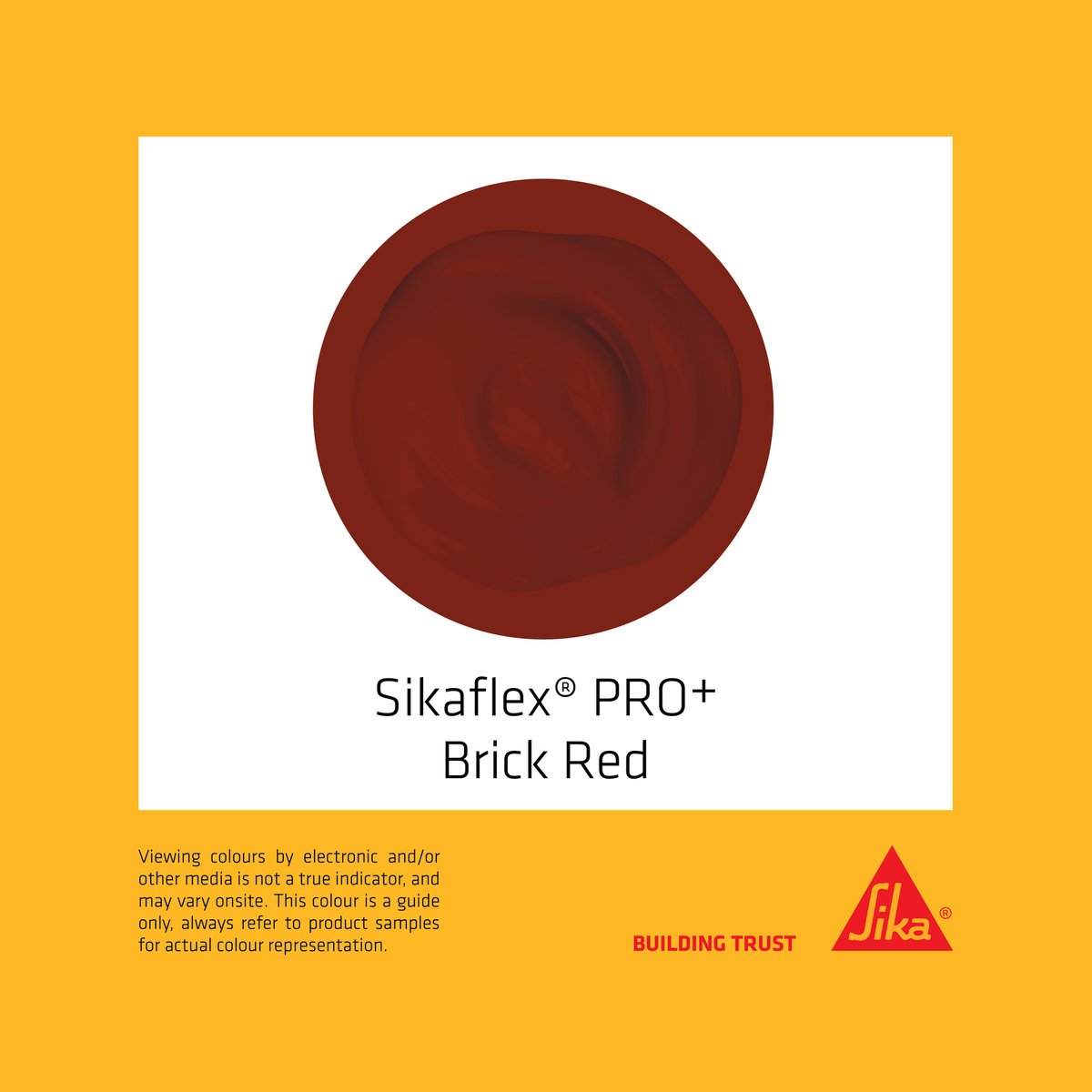 Sika Sikaflex Pro+ Sealant - 310ml - Brick Red - Bubble-Free Curing - SuperSaverAU - view 4