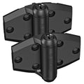 D&D Technologies TruClose Self-Closing Adjustable Safety Gate Hinges, Black, Pool & Child Gate Rated
