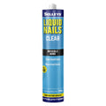Selleys Liquid Nails Clear Construction Adhesive 250g - Dries Clear Polymer Bond for Building Materials