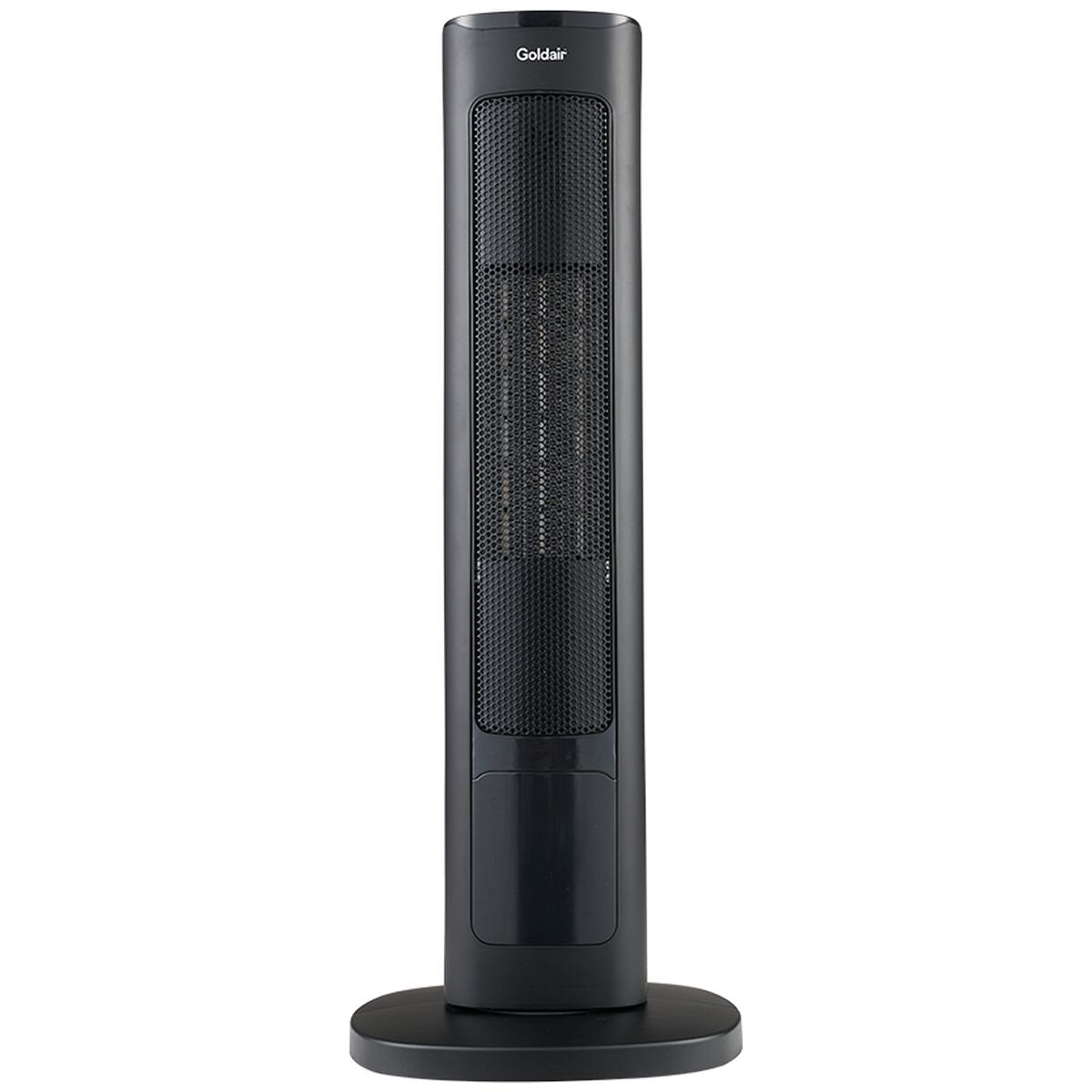 Goldair 2000W Ceramic Tower Heater - Black - 90-Degree Oscillation, Remote Control - GCT410