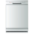 Emilia 60cm Freestanding Dishwasher - 12 Place Settings, Stainless Steel, Half Load, Delay Start - EDW65SS