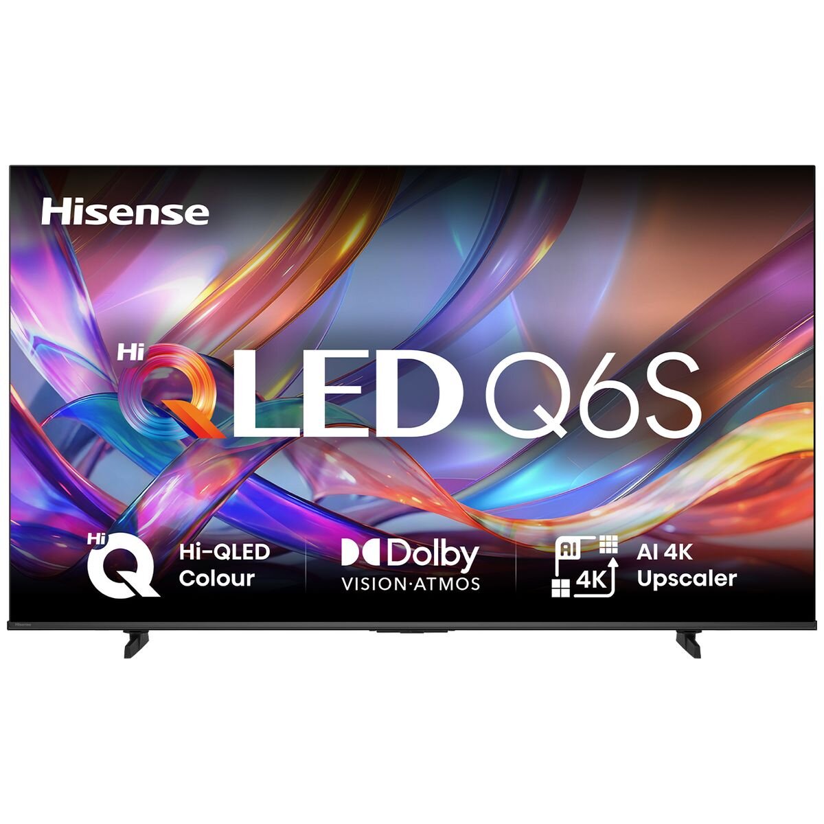 Hisense 55 Inch Q6S 4K Hi-QLED Smart TV - Dolby Vision, 7.0 Star Energy Rating - 55Q6SAU