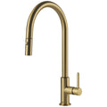 Turner Hastings Cuisine 68 Fireclay Sink Pack - Brushed Brass Naples Pull Out Mixer Tap - PKG039