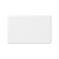 Deta X6 Blank Wall Plate - Polycarbonate - 115mm x 75mm - Modern Design - SuperSaverAU - view 1