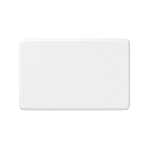 Deta X6 Blank Wall Plate - Polycarbonate - 115mm x 75mm - Modern Design - SuperSaverAU - view 1