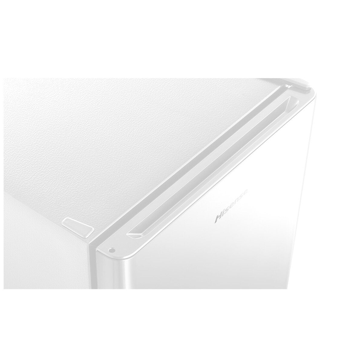 Hisense 45L bar fridge - white steel door, bottle storage, 4 star energy rating, reversible door - HRBF46