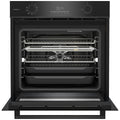 Beko 60cm Built-In Oven - Airfry, SteamAdd, Pyrolytic Cleaning, 85L, Dark Stainless Steel - BBO6851PDX1