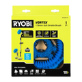 Ryobi 178mm Soft Bristle Power Scrubber Brush - Light Duty Cleaning Tool - SuperSaverAU - view 2