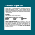 Sika Sikacryl Super 200 Gap Sealant 300ml, Translucent Acrylic Silicone Hybrid Paintable