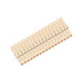 Boxsweden Wooden Clothes Pegs 100 Pack - Natural Timber Laundry Pegs 235 x 30 x 180mm