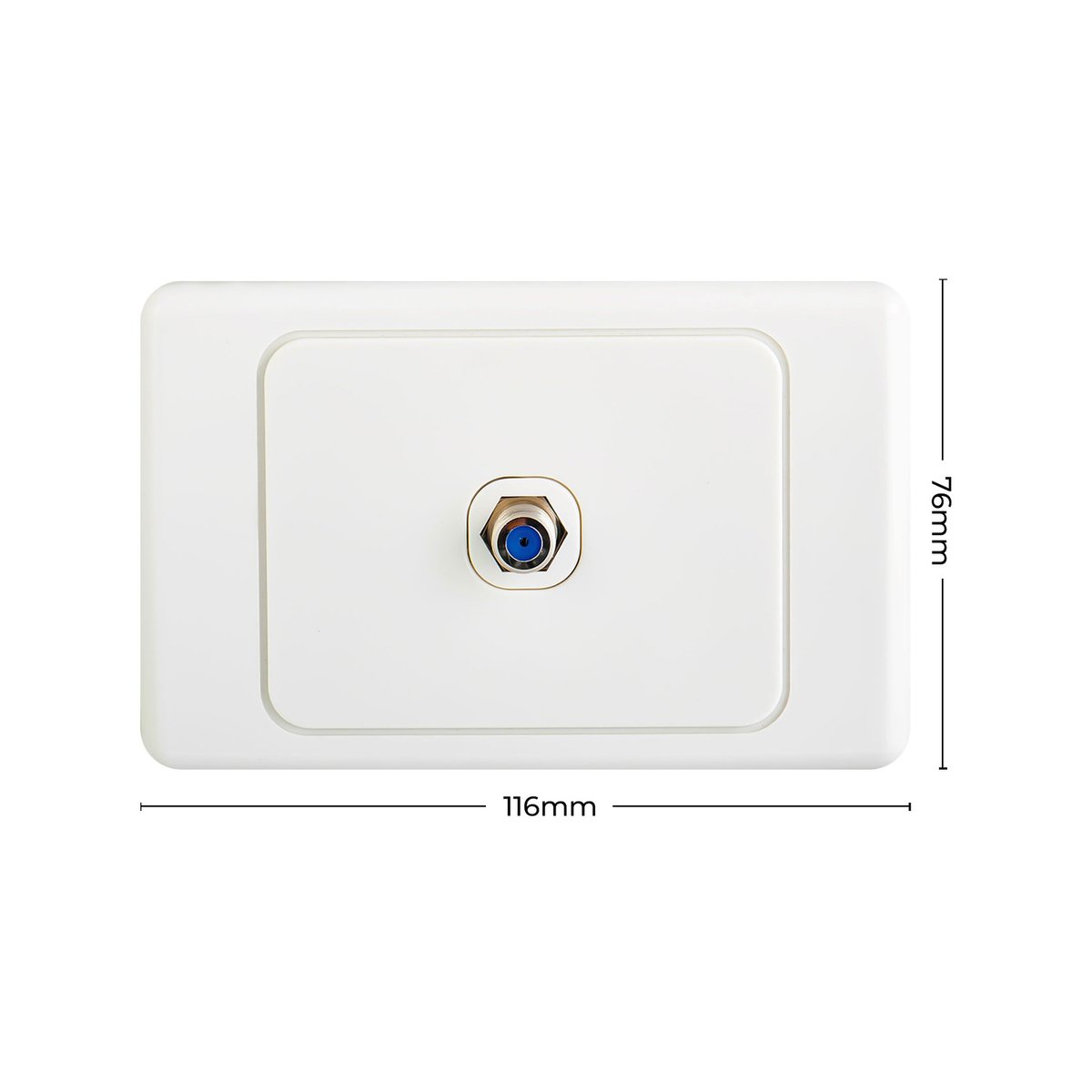 Deta F Connector Outlet - Digital Application - 116mm Polycarbonate - Durable - SuperSaverAU - view 4