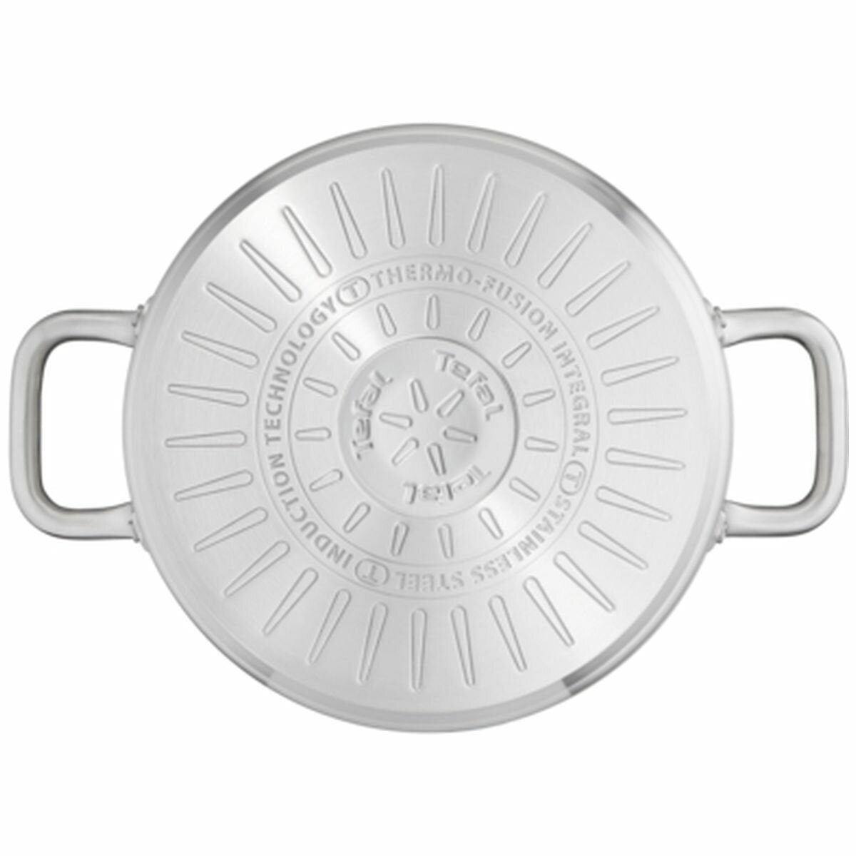 Tefal Virtuoso 24cm stainless steel stewpot - Induction compatible - Glass lid - 10 year warranty - E4924674