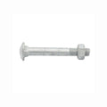Zenith Cup Head Bolt - 10mm x 75mm - 4.6 Grade Steel - Hot Dipped Galvanised - SuperSaverAU - view 1