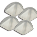 Dreambaby Soft Touch Corner Cushions 4 Pack Clear PC + Rubber Protectors