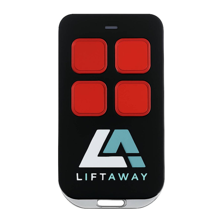 Liftaway Garage Door Remote LA236 - Steel Line Compatible - Plastic - Shock Resistant - SuperSaverAU - view 1