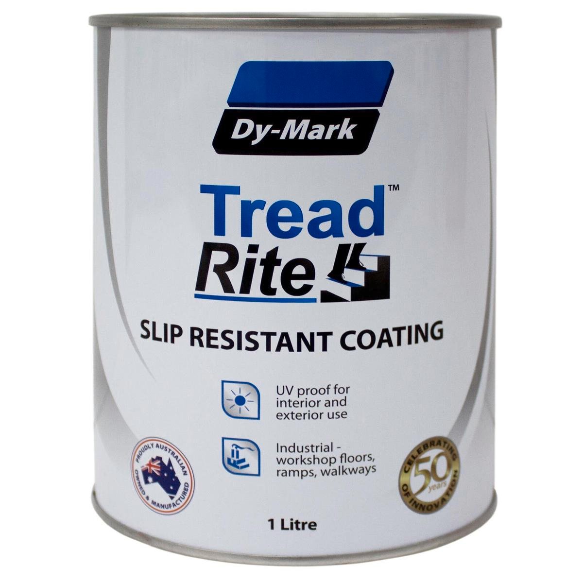 Dy-Mark TreadRite 1L Yellow Paving Paint - Slip-Resistant Coating - SuperSaverAU - view 1