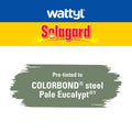 Wattyl Solagard Pale Eucalypt Low Sheen Pre-tinted Exterior Paint 1L UV Resistant Outdoor