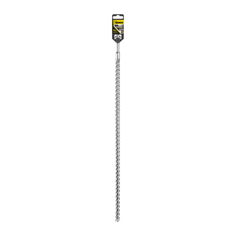 Kango SDS Plus Drill Bit - 16mm x 600mm - Steel - Low Vibration Performance - SuperSaverAU - view 1